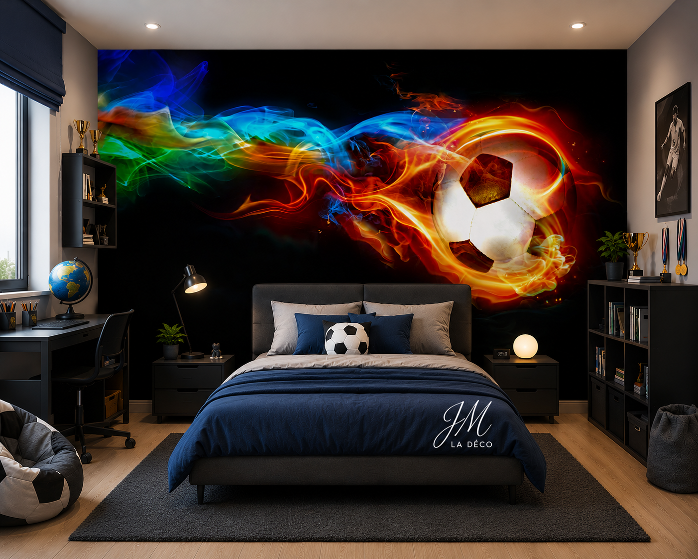 Ballon en flammes
